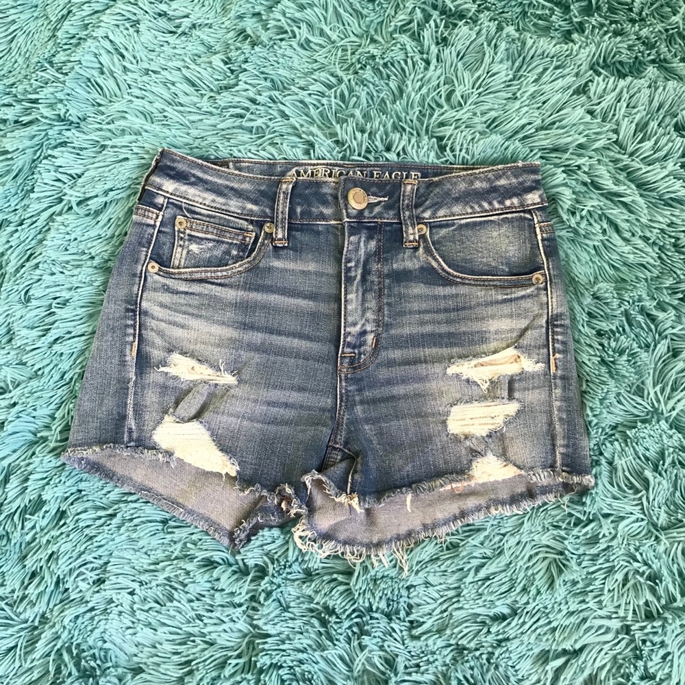 American eagle jean shorts